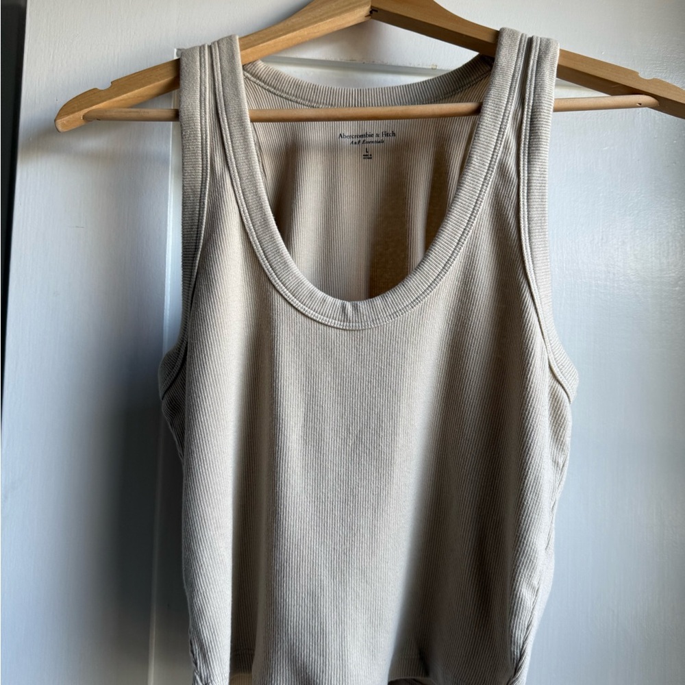 Abercrombie & Fitch Beige Tank Top